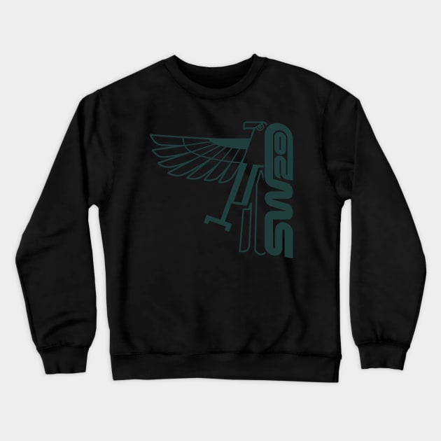 SW20: Flight of the Phoenix (dark emerald) Crewneck Sweatshirt by PRS_Designs_787